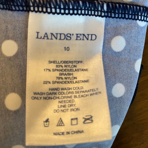Lands End tankini set size 10 - Picture 11 of 12